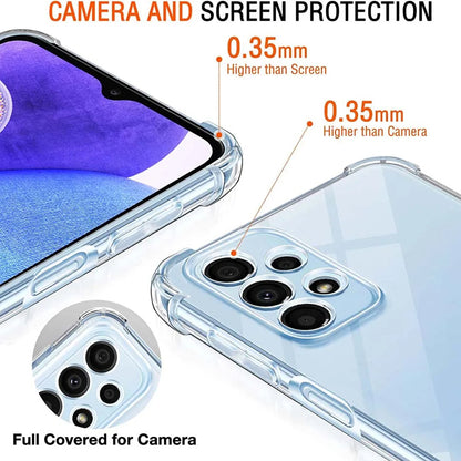 Husa pentru Samsung Galaxy A23 5G A236 / A23 A235, Techsuit, Shockproof Clear, Transparenta