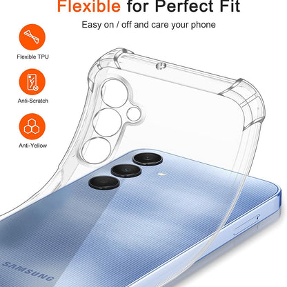 Husa pentru Samsung Galaxy A25 A256, Techsuit, Shockproof Clear, Transparenta