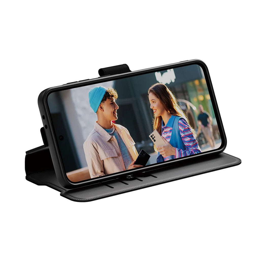 Husa pentru Samsung Galaxy A26 A266, PanzerGlass, Care Feature Kickstand Wallet, Neagra