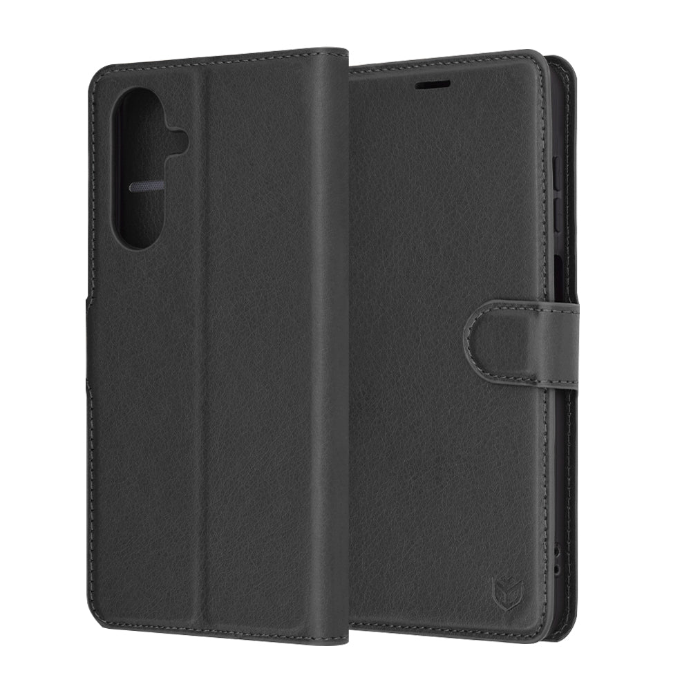 Husa pentru Samsung Galaxy A26 A266, Techsuit, Leather Folio, Neagra