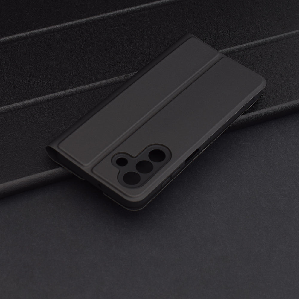 Husa pentru Samsung Galaxy A26 A266, Techsuit, Magskin Book, Neagra