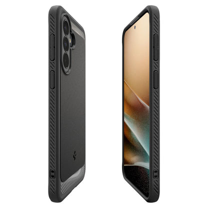 Husa pentru Samsung Galaxy A27 5G, Spigen, Rugged Armor, Neagra ACS11312
