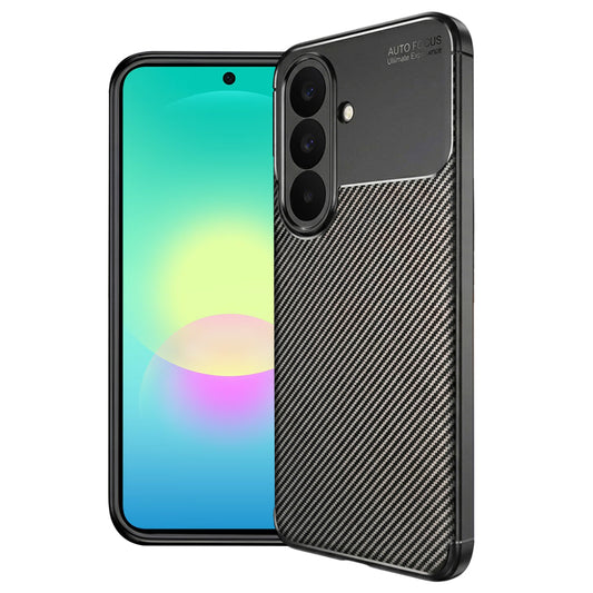 Husa pentru Samsung Galaxy A27 5G, Techsuit, CarbonFiber, Neagra
