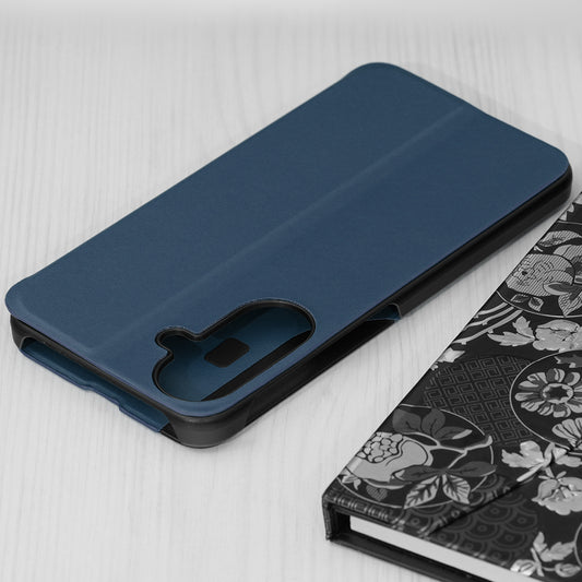 Husa pentru Samsung Galaxy A27 5G, Techsuit, eFold New Model, Albastra Inchis