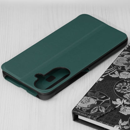 Husa pentru Samsung Galaxy A27 5G, Techsuit, eFold New Model, Verde Inchis