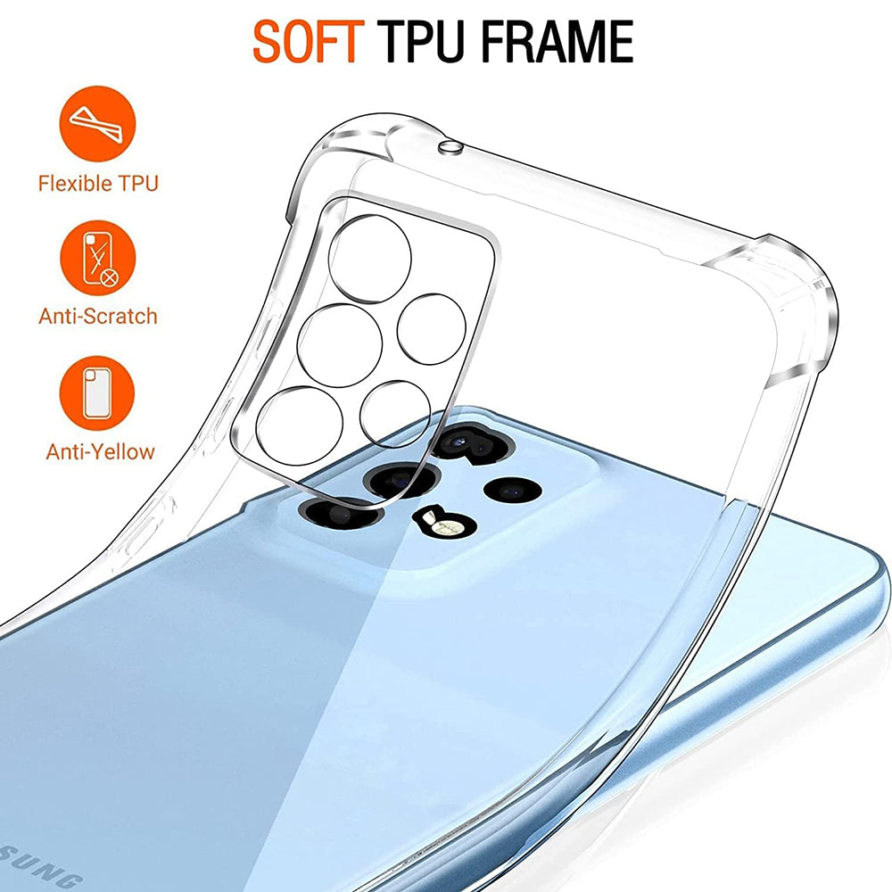 Husa pentru Samsung Galaxy A33 5G A336, Techsuit, Shockproof Clear, Transparenta