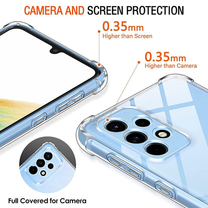 Husa pentru Samsung Galaxy A33 5G A336, Techsuit, Shockproof Clear, Transparenta