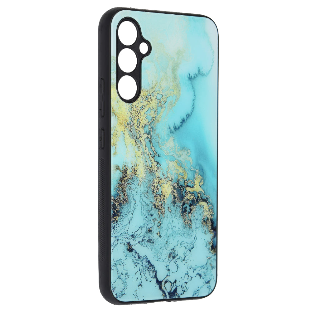 Husa pentru Samsung Galaxy A34 A346, Techsuit, Glaze, Bleu