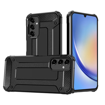 Husa pentru Samsung Galaxy A34 A346, Techsuit, Hybrid Armor, Neagra