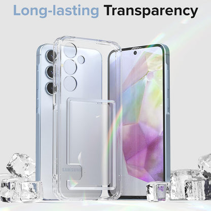 Husa pentru Samsung Galaxy A35 5G A356, Ringke, Fusion Card, Transparenta