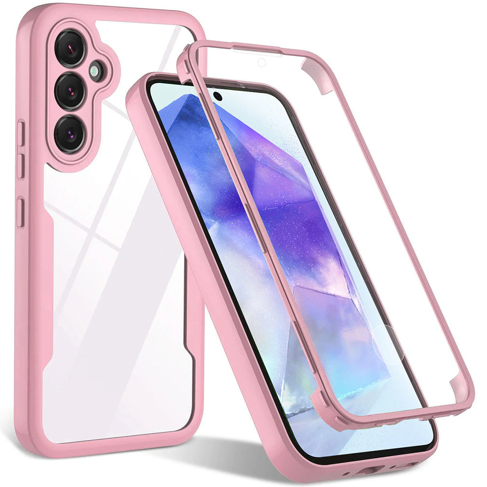 Husa pentru Samsung Galaxy A35 5G A356, Techsuit, ColorVerse 360, Roz
