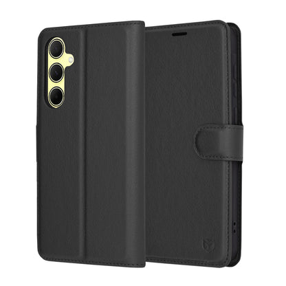 Husa pentru Samsung Galaxy A35 5G A356, Techsuit, Leather Folio, Neagra