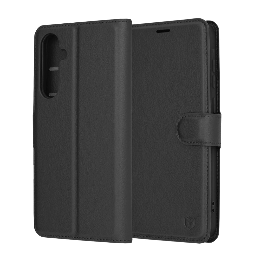 Husa pentru Samsung Galaxy A35 5G A356, Techsuit, Leather Folio, Neagra