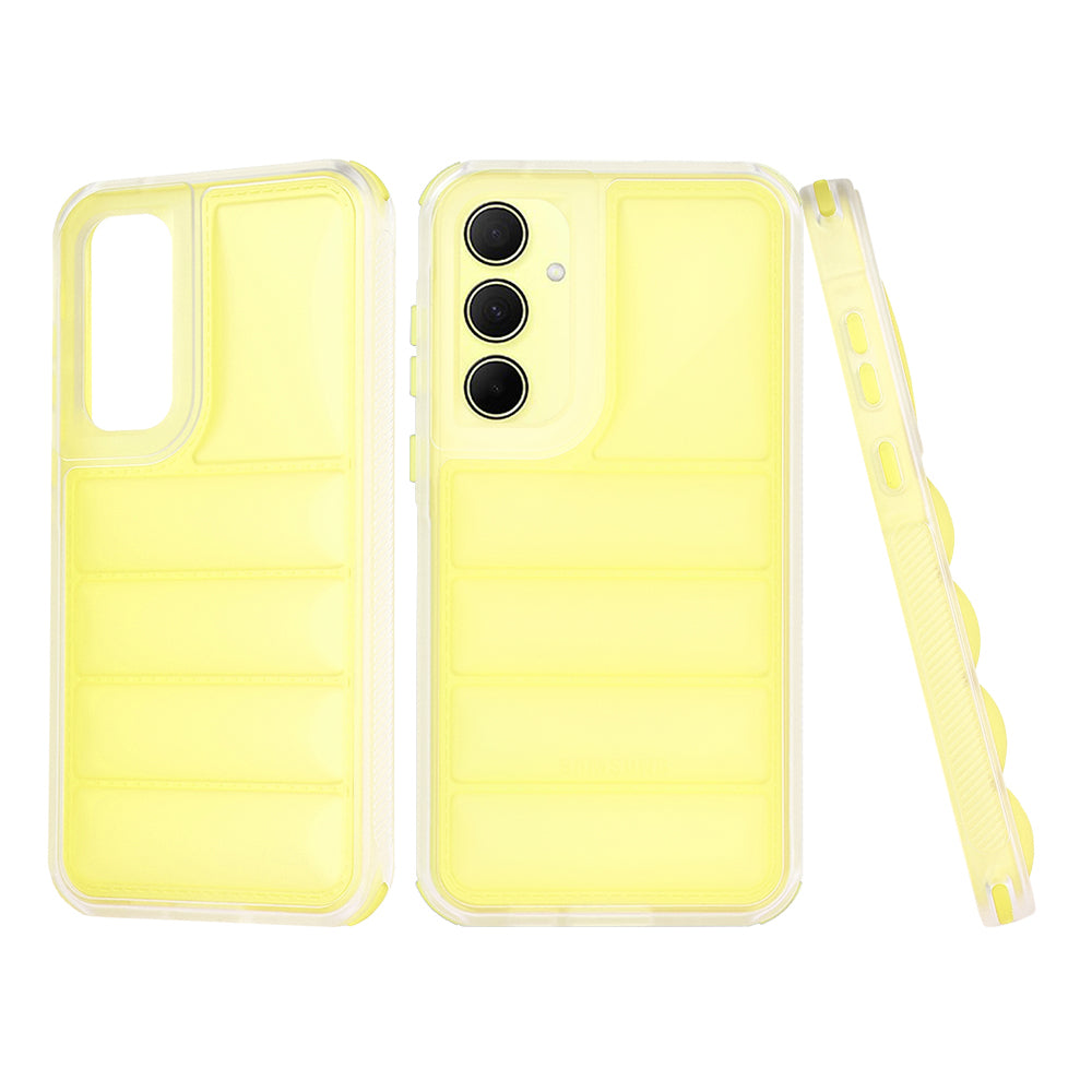 Husa pentru Samsung Galaxy A35 5G A356, Techsuit, Wave Shield, Galbena