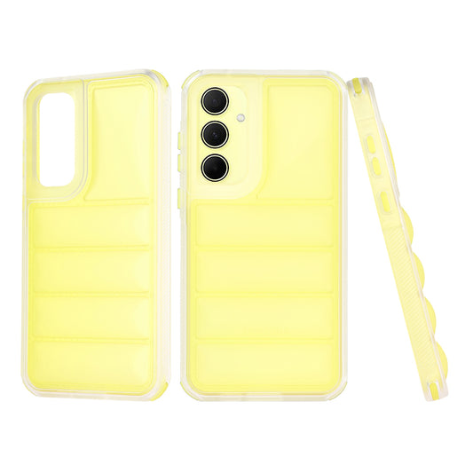 Husa pentru Samsung Galaxy A35 5G A356, Techsuit, Wave Shield, Galbena