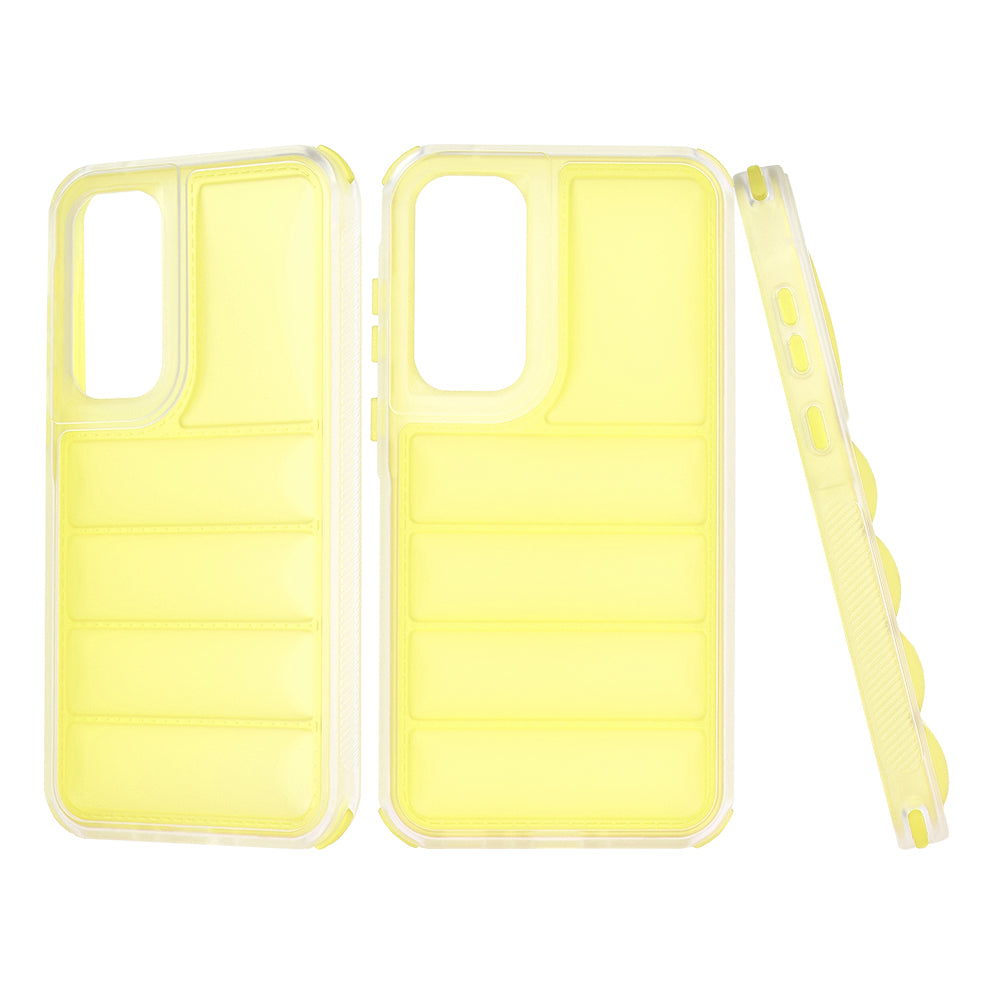 Husa pentru Samsung Galaxy A35 5G A356, Techsuit, Wave Shield, Galbena