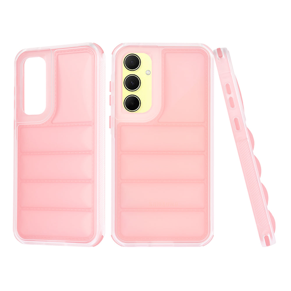 Husa pentru Samsung Galaxy A35 5G A356, Techsuit, Wave Shield, Roz