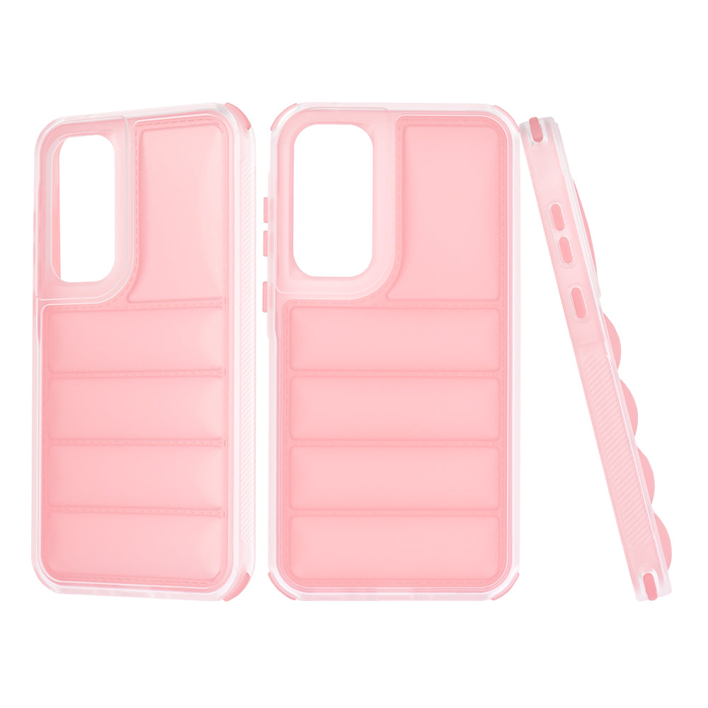 Husa pentru Samsung Galaxy A35 5G A356, Techsuit, Wave Shield, Roz