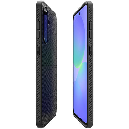 Husa pentru Samsung Galaxy A36 A366, Spigen, Liquid Air, Neagra Mata ACS09199