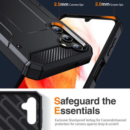 Husa pentru Samsung Galaxy A36 A366, Techsuit, Hybrid Armor, Neagra