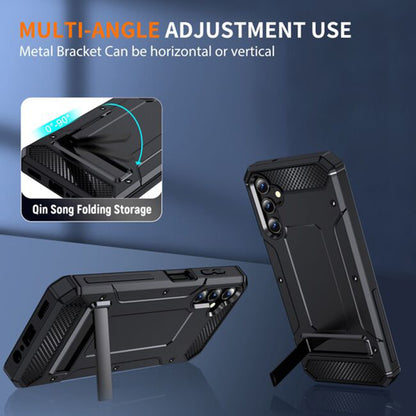 Husa pentru Samsung Galaxy A36 A366, Techsuit, Hybrid Armor, Neagra
