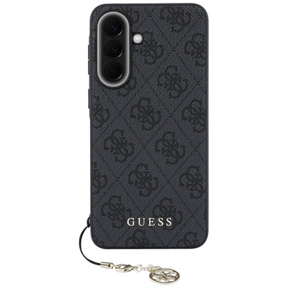 Husa pentru Samsung Galaxy A37 5G, Guess, 4G Classic Logo Charm, Neagra