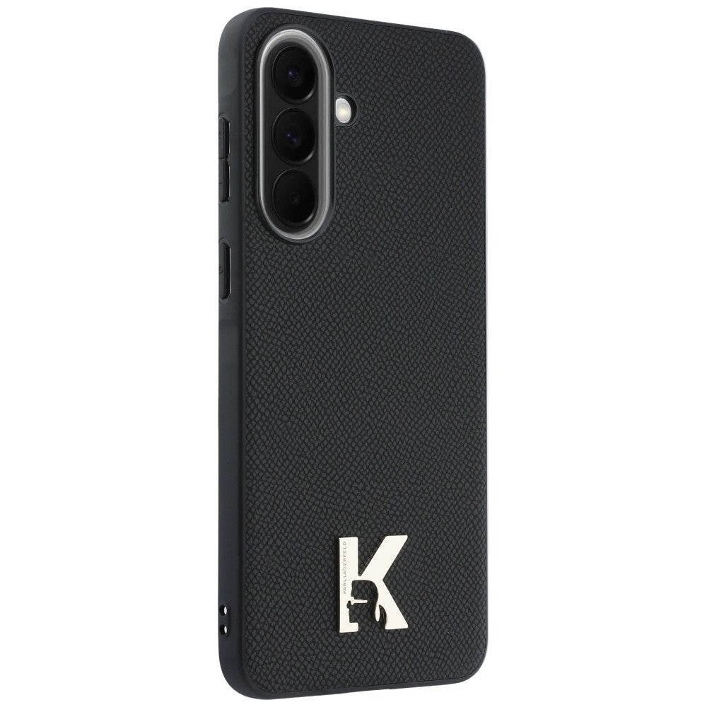 Husa pentru Samsung Galaxy A37 5G, Karl Lagerfeld, Karl Head Logo, Neagra