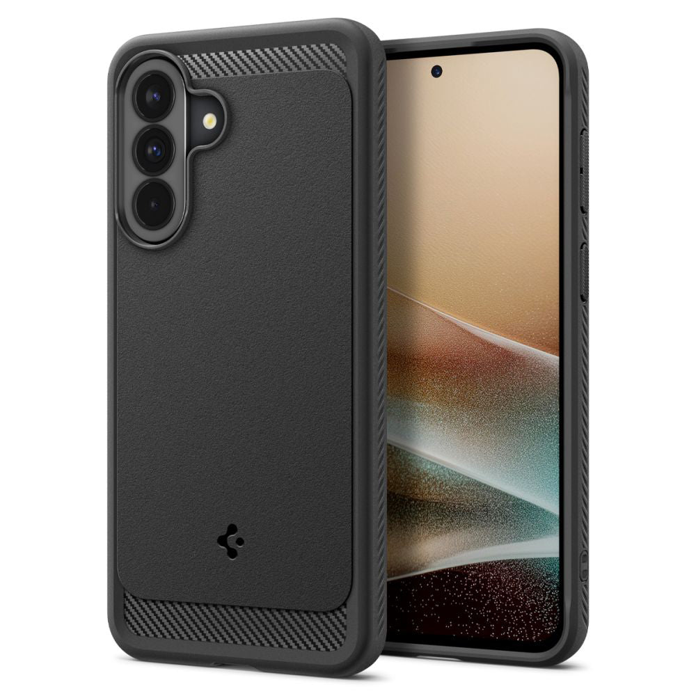 Husa pentru Samsung Galaxy A37 5G, Spigen, Rugged Armor, Neagra ACS09795