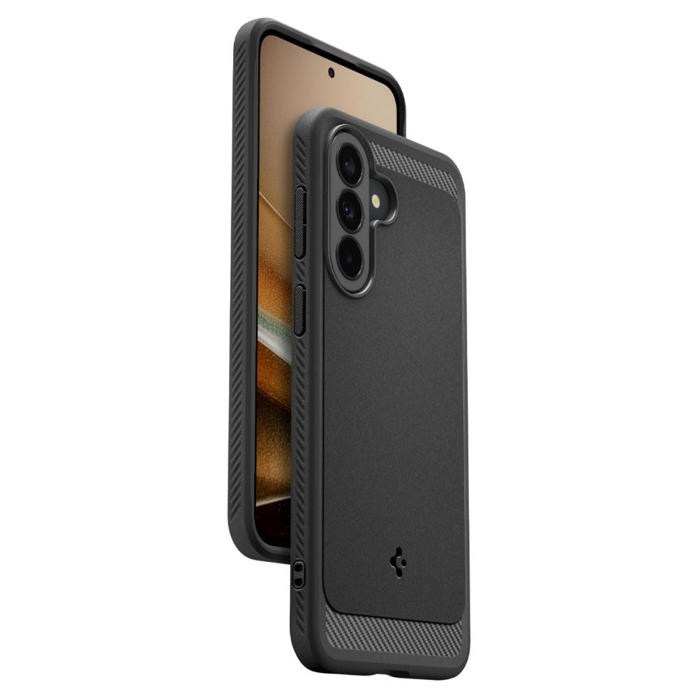 Husa pentru Samsung Galaxy A37 5G, Spigen, Rugged Armor, Neagra ACS09795
