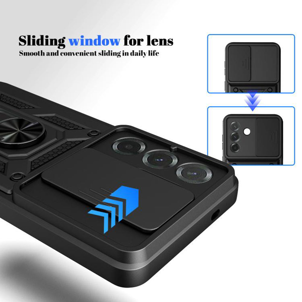 Husa pentru Samsung Galaxy A37 5G, Techsuit, CamShield, Albastra