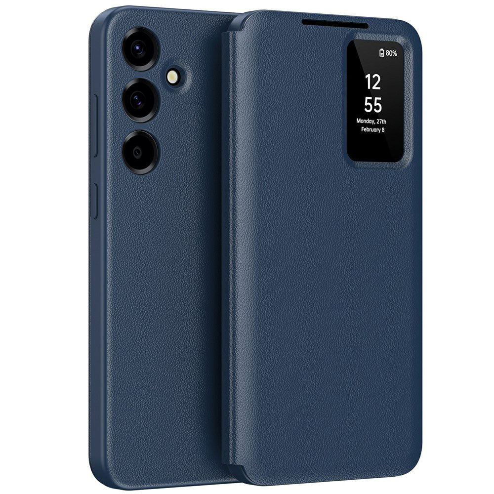 Husa pentru Samsung Galaxy A37 5G, Techsuit, SmartView, Albastra