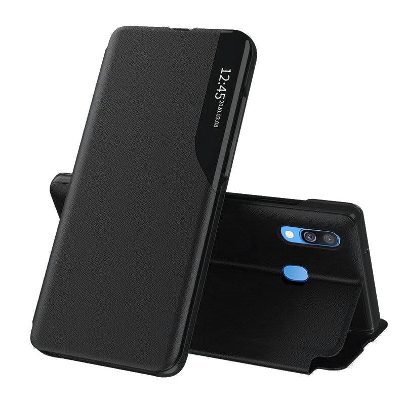 Husa pentru Samsung Galaxy A40 A405, Techsuit, eFold, Neagra
