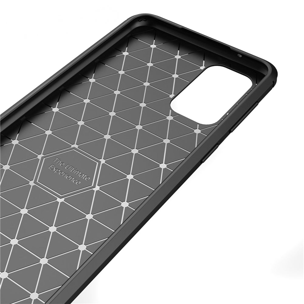 Husa pentru Samsung Galaxy A52s 5G A528 / A52 5G A526 / A52 A525, Techsuit, Carbon, Neagra