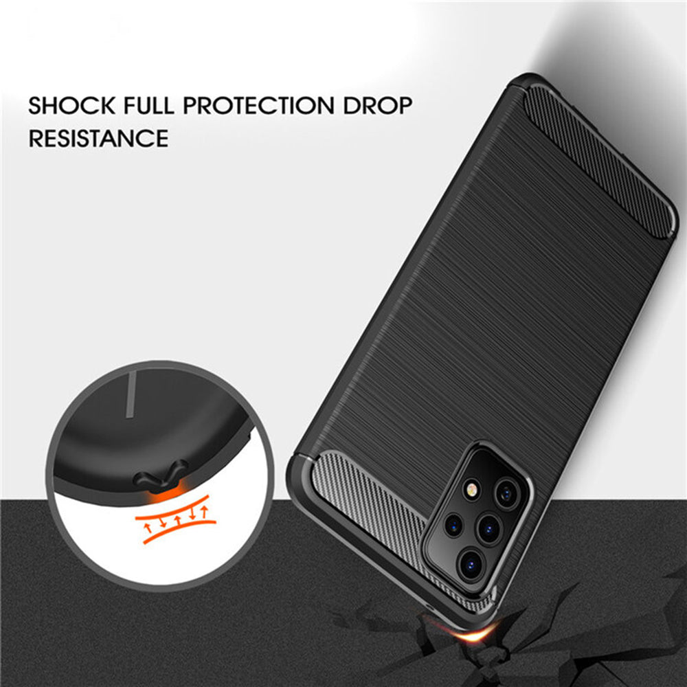 Husa pentru Samsung Galaxy A53 5G A536, Techsuit, Carbon, Neagra