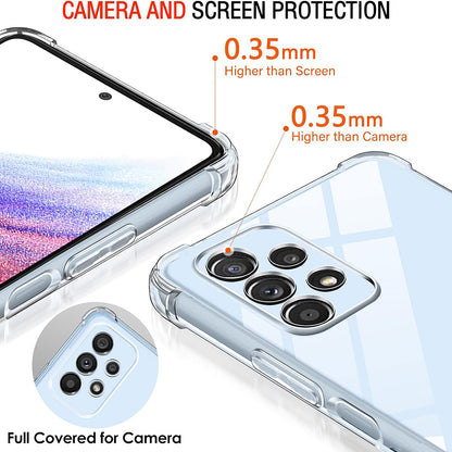 Husa pentru Samsung Galaxy A53 5G A536, Techsuit, Shockproof Clear, Transparenta
