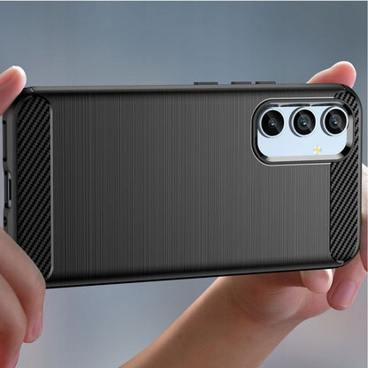 Husa pentru Samsung Galaxy A54 A546, Techsuit, Carbon, Neagra