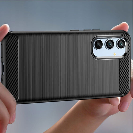 Husa pentru Samsung Galaxy A54 A546, Techsuit, Carbon, Neagra
