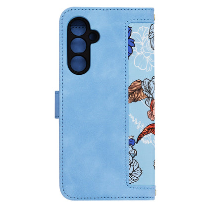 Husa pentru Samsung Galaxy A54 A546, Techsuit, FlipCraft, Bleu
