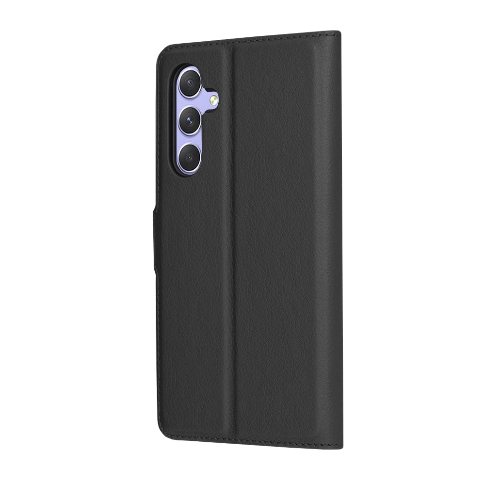 Husa pentru Samsung Galaxy A54 A546, Techsuit, Leather Folio, Neagra