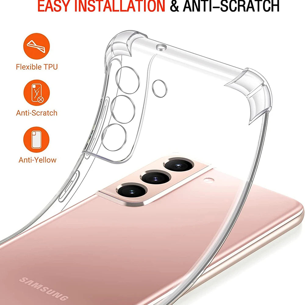 Husa pentru Samsung Galaxy A54 A546, Techsuit, Shockproof Clear, Transparenta