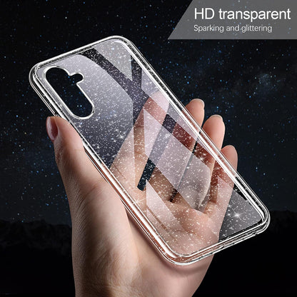 Husa pentru Samsung Galaxy A54 A546, Techsuit, SparkleSkin, Transparenta