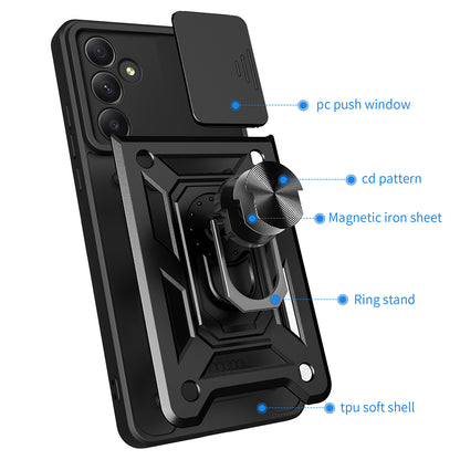 Husa pentru Samsung Galaxy A55 5G A556, Techsuit, CamShield, Albastra