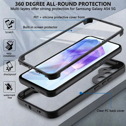 Husa pentru Samsung Galaxy A55 5G A556, Techsuit, ColorVerse 360, Albastra
