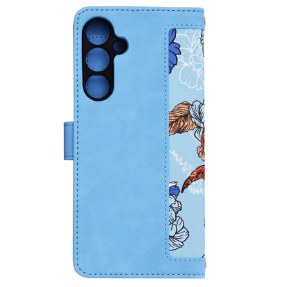 Husa pentru Samsung Galaxy A55 5G A556, Techsuit, FlipCraft, Bleu