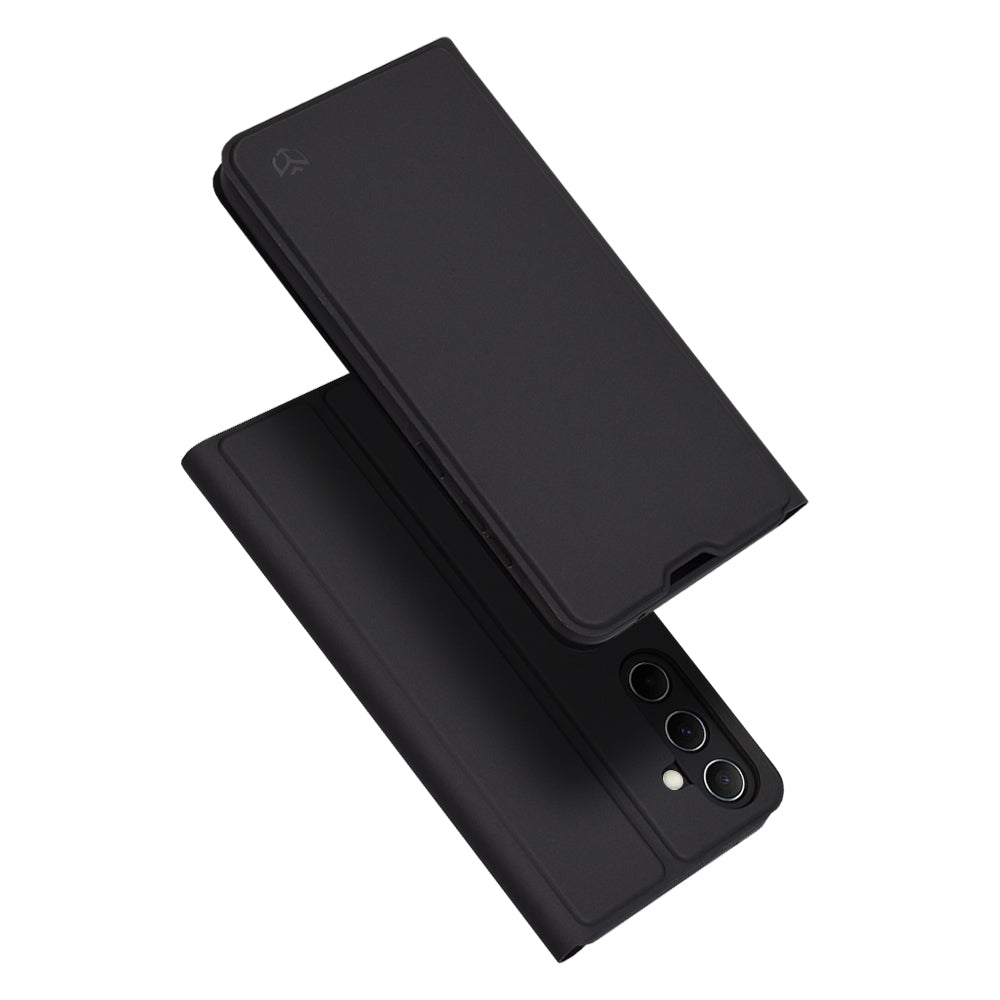 Husa pentru Samsung Galaxy A55 5G A556, Techsuit, Magskin Book, Neagra