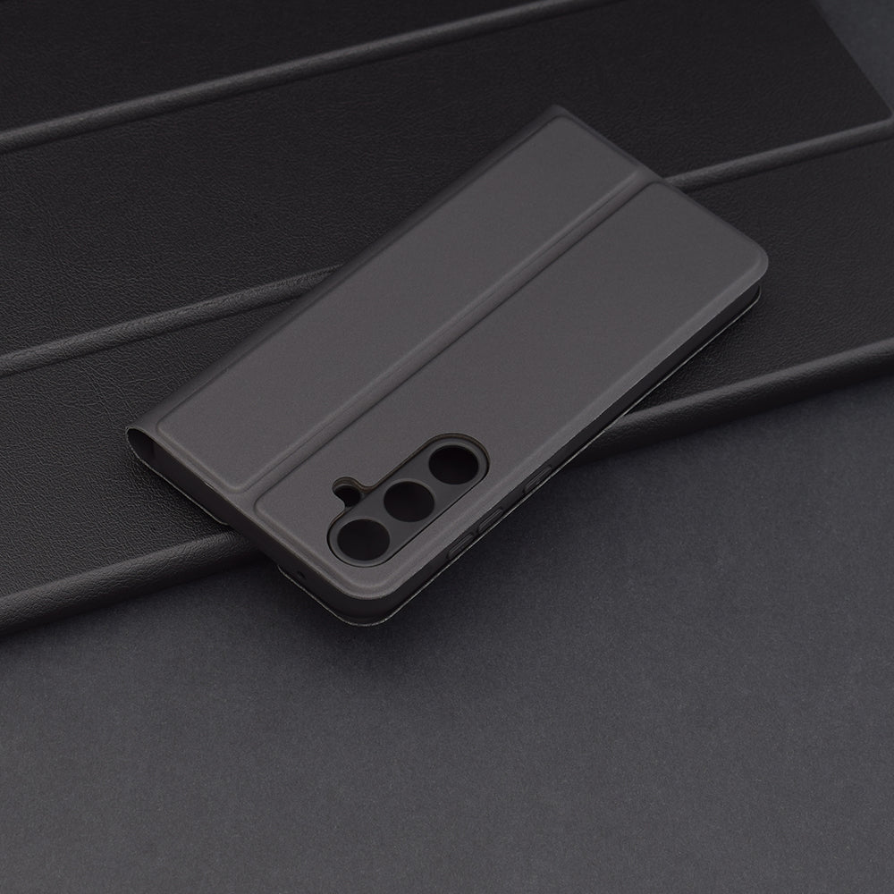 Husa pentru Samsung Galaxy A55 5G A556, Techsuit, Magskin Book, Neagra