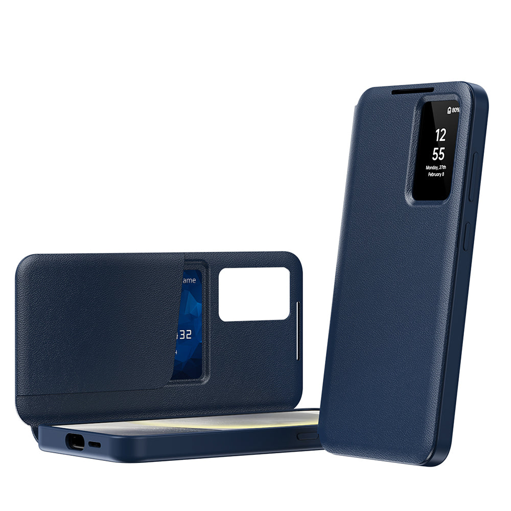 Husa pentru Samsung Galaxy A55 5G A556, Techsuit, SmartView, Albastra