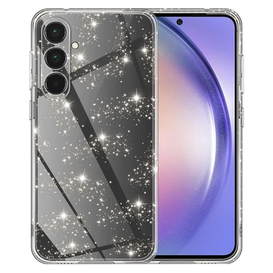 Husa pentru Samsung Galaxy A55 5G A556, Techsuit, SparkleSkin, Transparenta