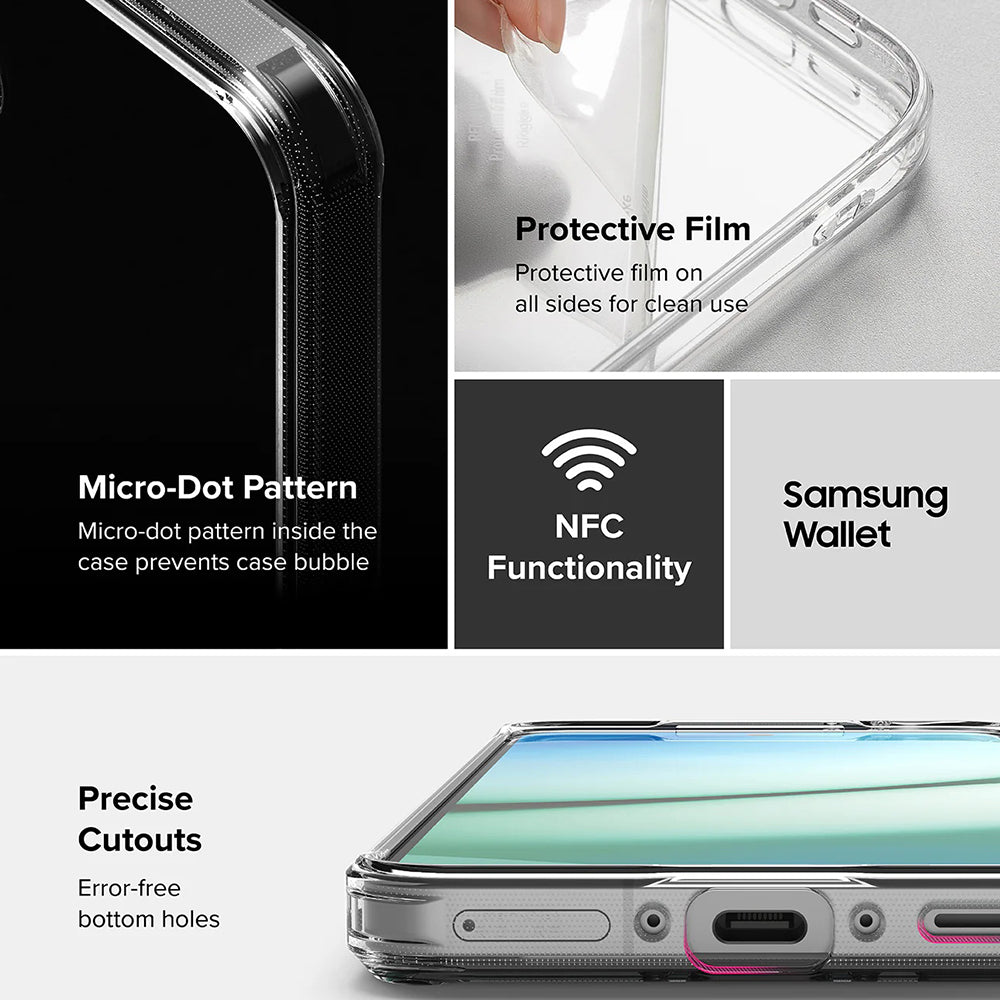 Husa pentru Samsung Galaxy A56 A566 / A36 A366, Ringke, Fusion, Transparenta
