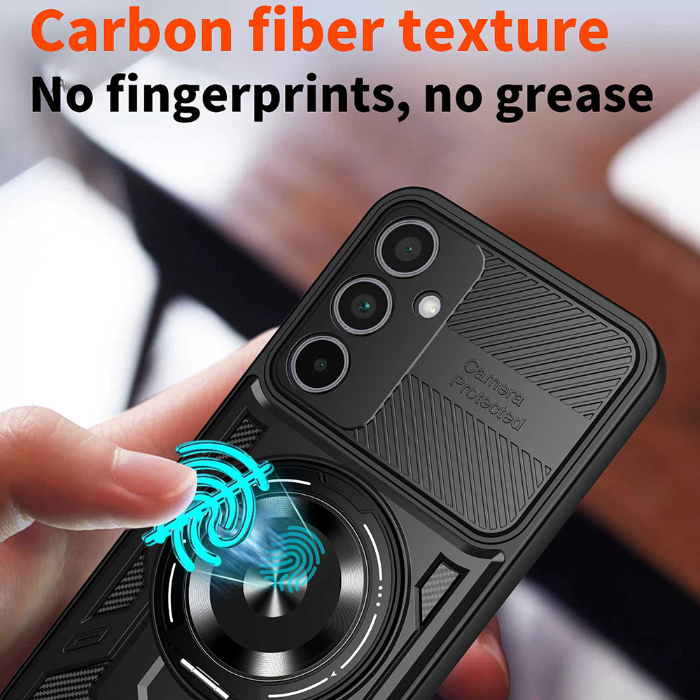 Husa pentru Samsung Galaxy A56 A566 / A36 A366, Techsuit, RuggedCam, Gri